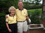 District Governor Bill Shillito and his wife Diane get ready for a round of golf at Highlands Country Club.